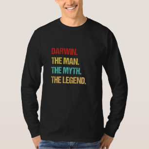 Camiseta Darwin El Hombre El Mito La Leyenda