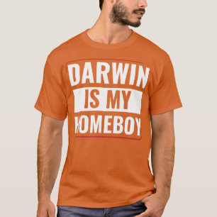 Camiseta Darwin es mi alumno de biología divertida