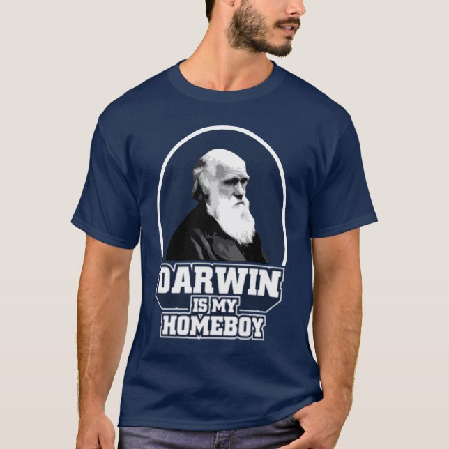 Camiseta Darwin es mi Homeboy (Anverso)