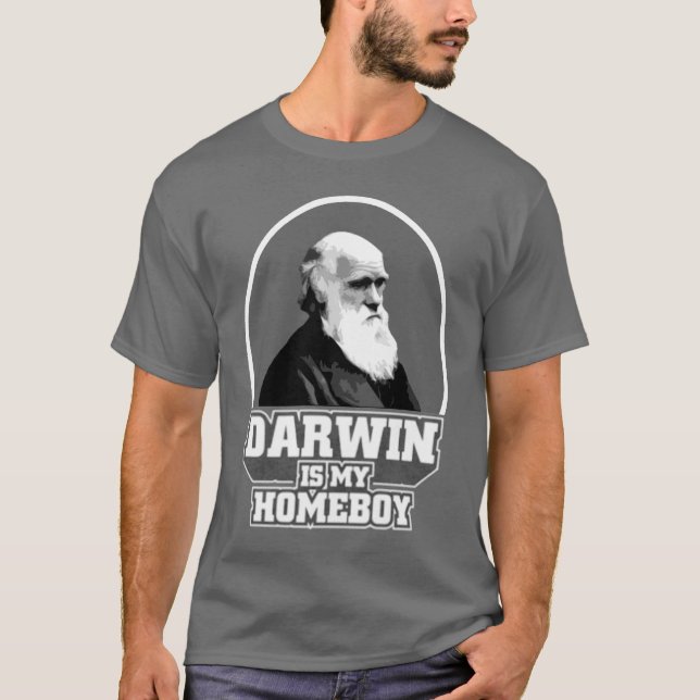 Camiseta Darwin es mi Homeboy (Anverso)
