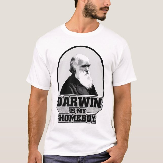 Camiseta Darwin es mi Homeboy (Anverso)