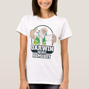 Camiseta Darwin es mi Homeboy (a todo color)