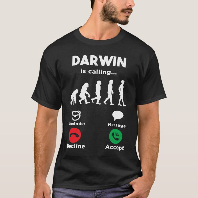 Camiseta Darwin Está Llamando 2022 (Anverso)