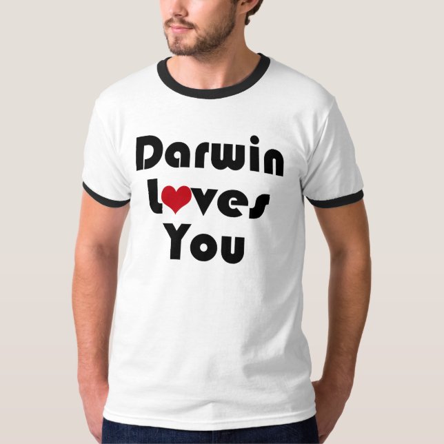 Camiseta Darwin Lves You (Anverso)