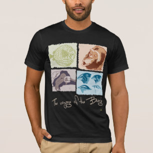 Camiseta Darwin, The Voyage of the Beagle