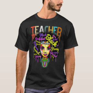 Camiseta Das Femeninas De Profesora Africana De Historia Ne
