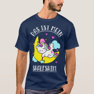 Camiseta Das ist mein Schlafshirt ses Einhorn Pajama