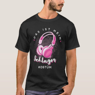 Camiseta Das Ist Mein Schlager Costume Bat Fiesta Striu