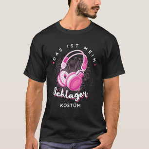 Camiseta Das Ist Mein Schlager Costume Bat Fiesta Striu