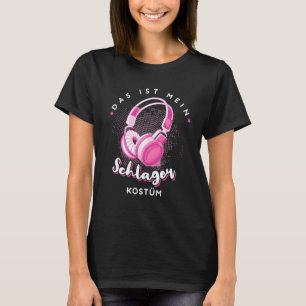 Camiseta Das Ist Mein Schlager Costume Bat Fiesta Striu
