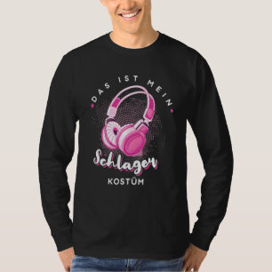 Camiseta Das Ist Mein Schlager Costume Bat Fiesta Striu