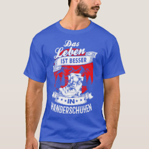 Camiseta Das Leben su pesebre en Wanderschuhen