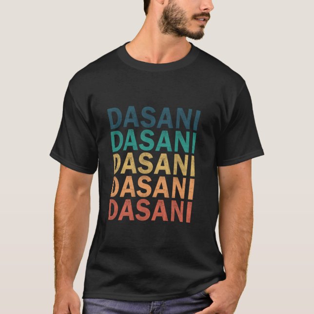Camiseta Dasani - Nombre retro vintage (Anverso)