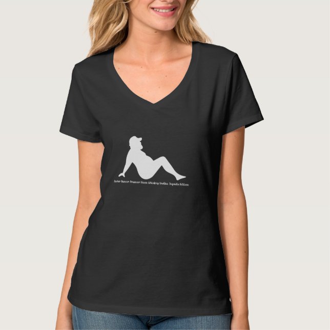 Camiseta Dasher Dancer Prancer Vixen Whiskey Vodka Tequila (Anverso)