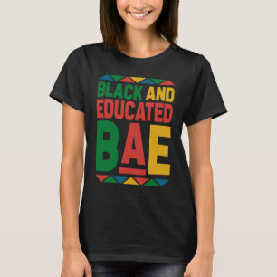 Camiseta Dashiki Mes de la Historia Negra Mes Negro Y Educa