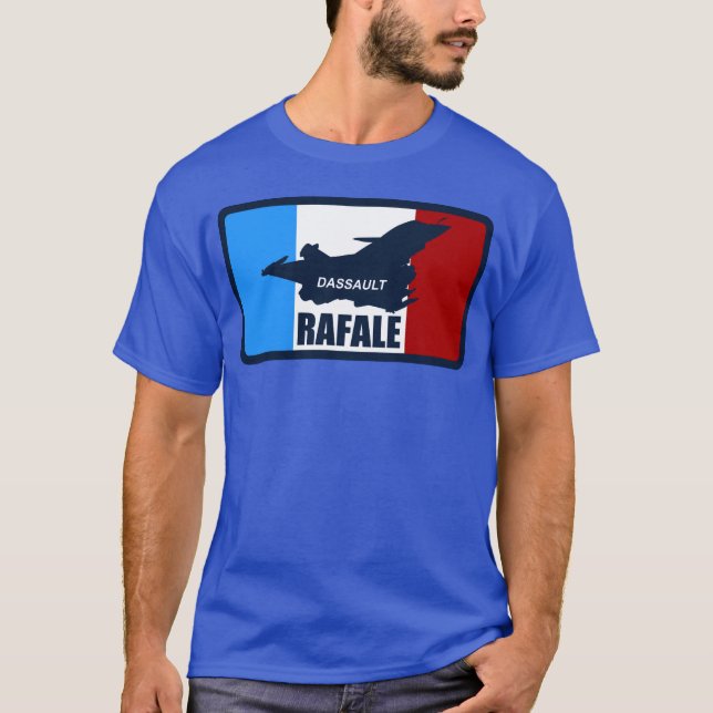 Camiseta Dassault Rafale 80s retro (Anverso)
