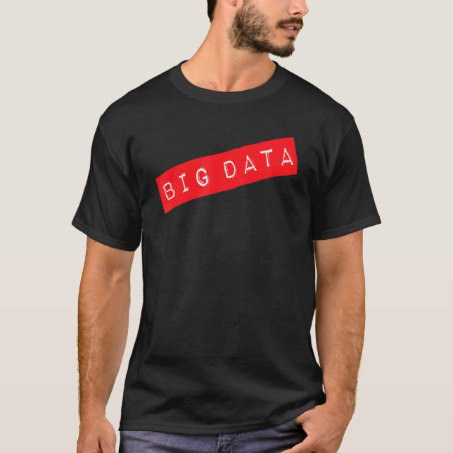 Camiseta Data Analyst Big Labels Scientist Machine Learning (Anverso)