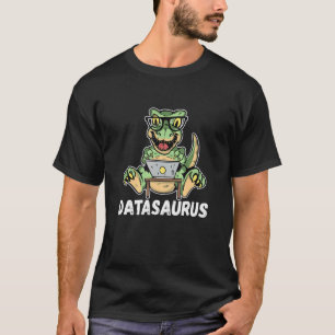 Camiseta Data Analyus Datasaurus Genius Trex Data Collector
