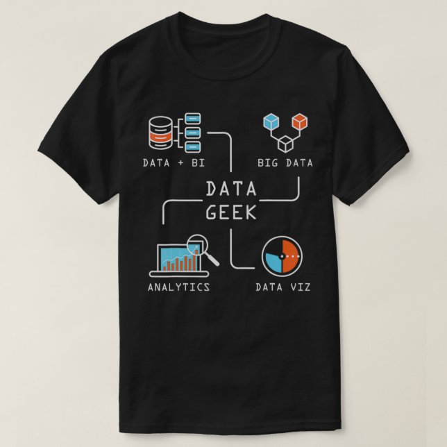 Camiseta Data Geek Information Analyst Gift Idea Funny Engi (Diseño del anverso)