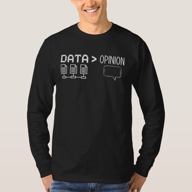 Camiseta Data Opinion Artificial Intelligence Data Scientis (Anverso)
