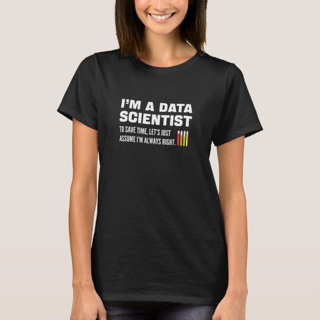 Camiseta Data Science Big Data Analytics For Data Scientist (Anverso)
