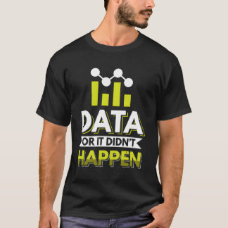 Camiseta Data Scientist Data Analyst Data Miner