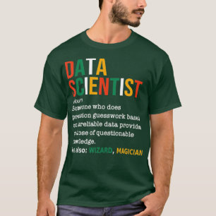 Camiseta Data Scientist Definition Funny Data Analyst