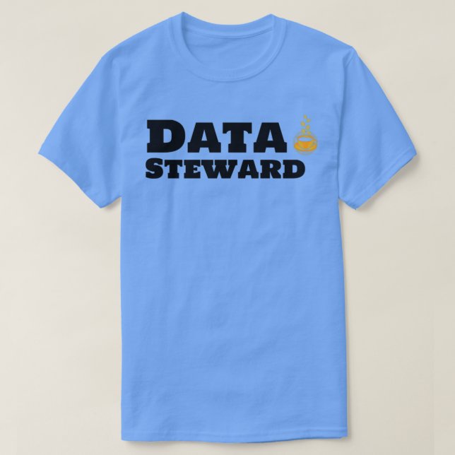 Camiseta Data Steward y Coffee 1 (Diseño del anverso)