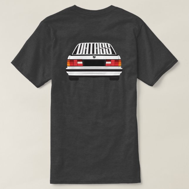 Camiseta Datass BMW E30 (Reverso del diseño)