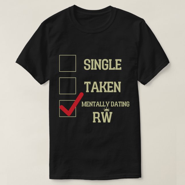 Camiseta Dating Mentally Robbie Williams (Diseño del anverso)