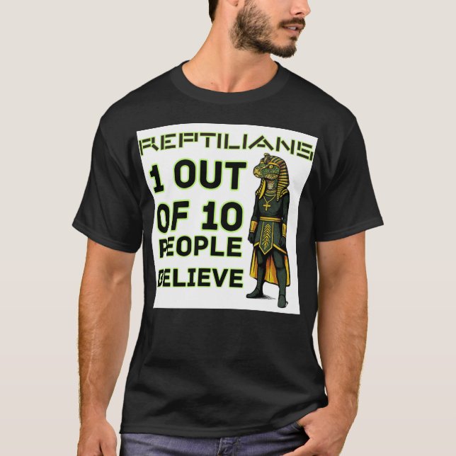 Camiseta Dato de terror reptiliano (Anverso)