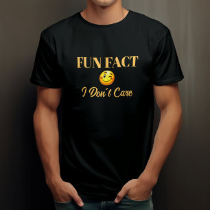 Camiseta Dato Divertido No Me Importa