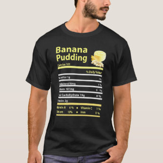 Camiseta Dato divertido sobre el valor nutricional del pudí
