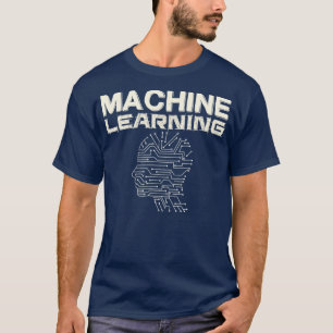 Camiseta Datos de Algoritmos de Minería de Datos de Machine
