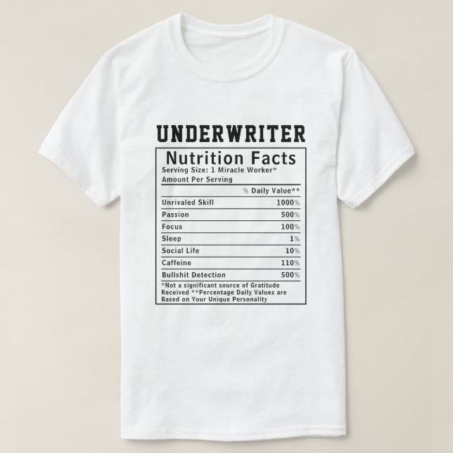 Camiseta Datos Divertidos de Nutrición para Corredores de S (Diseño del anverso)