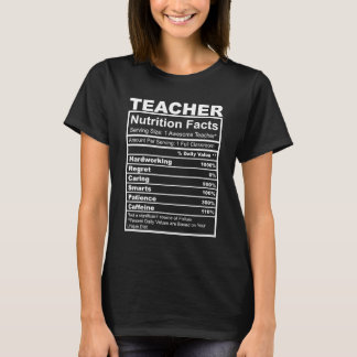 Camiseta Datos divertidos de nutrición para profesores dive