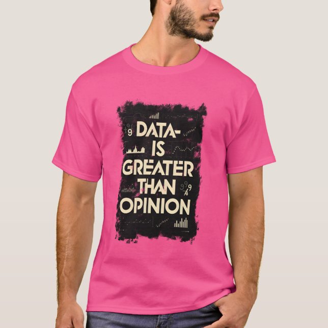 Camiseta Datos, estadísticas, análisis de datos, científico (Anverso)