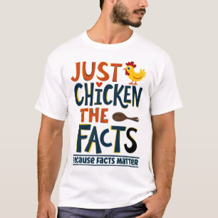 Camiseta Datos Problema Gallina Divertida Activista Demócra