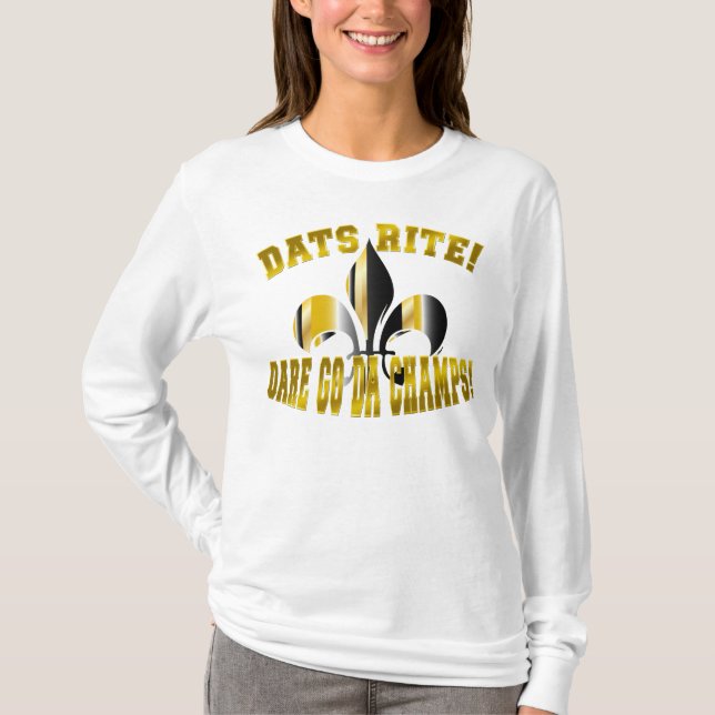 Camiseta Dats Rit, atreverme a ir da champs/fleur de Lis (Anverso)