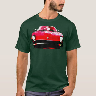 Camiseta Datsun 280ZX clásico rojo negrita