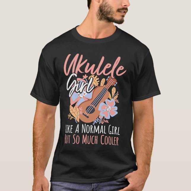 Camiseta Daughter Ukulele Player I Girl Ukulele I Woman Uku (Anverso)