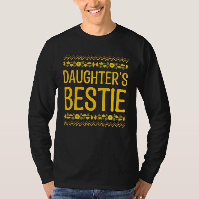 Camiseta Daughters Bestie Mom Mother s Day Mommy Parents Mo (Anverso)