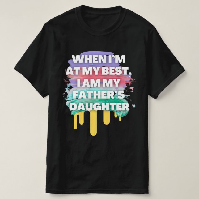 Camiseta daughter's day (Diseño del anverso)