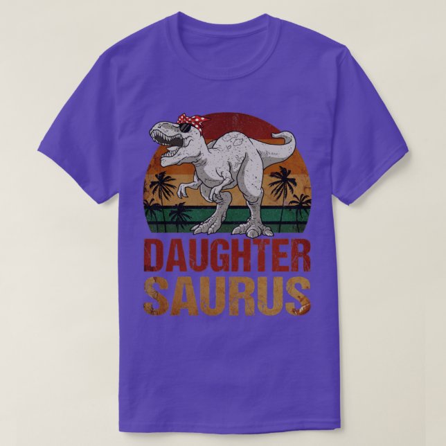 Camiseta Daughtersaurus T Rex Dinosaur Daughter Saurus Vint (Diseño del anverso)