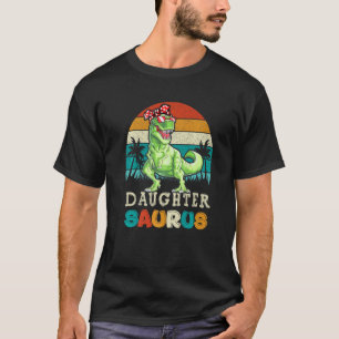 Camiseta Daughtersaurus Trex Dinosaur Daughter Saurus Famil