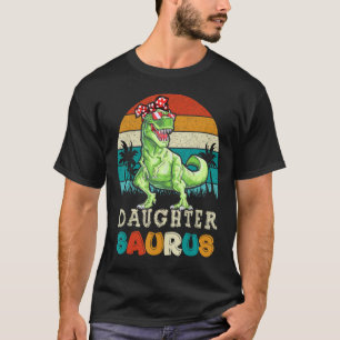 Camiseta Daughtersaurus Trex Dinosaur Daughter Saurus Famil