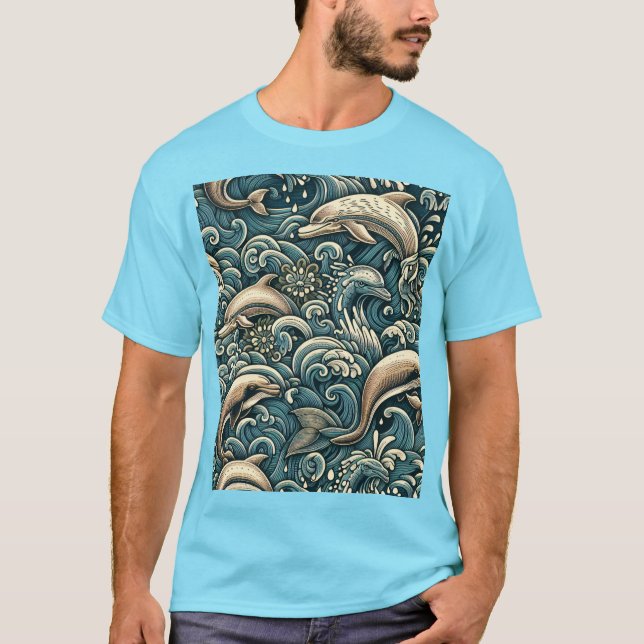 Camiseta Dauphin du fleuve Amazone (Anverso)