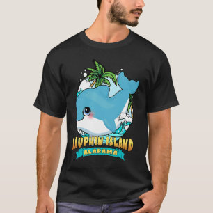 Camiseta DAUPHIN ISLAND ALABAMA Cute Baby Dolphin Playa Sou