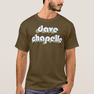 Camiseta Dave Chapelle Retro Typography Style
