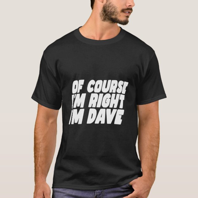 Camiseta Dave David (Anverso)